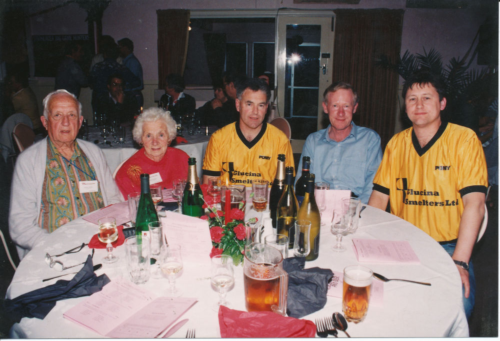 George and Marge Glucina at conference in 1990s.